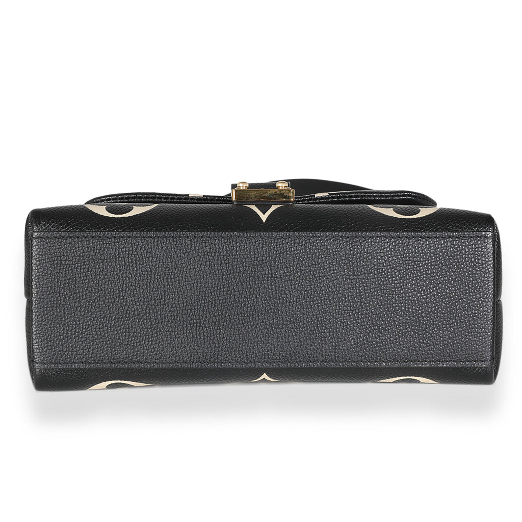 Louis Vuitton Black Beige Giant Empreinte Madeleine BB
