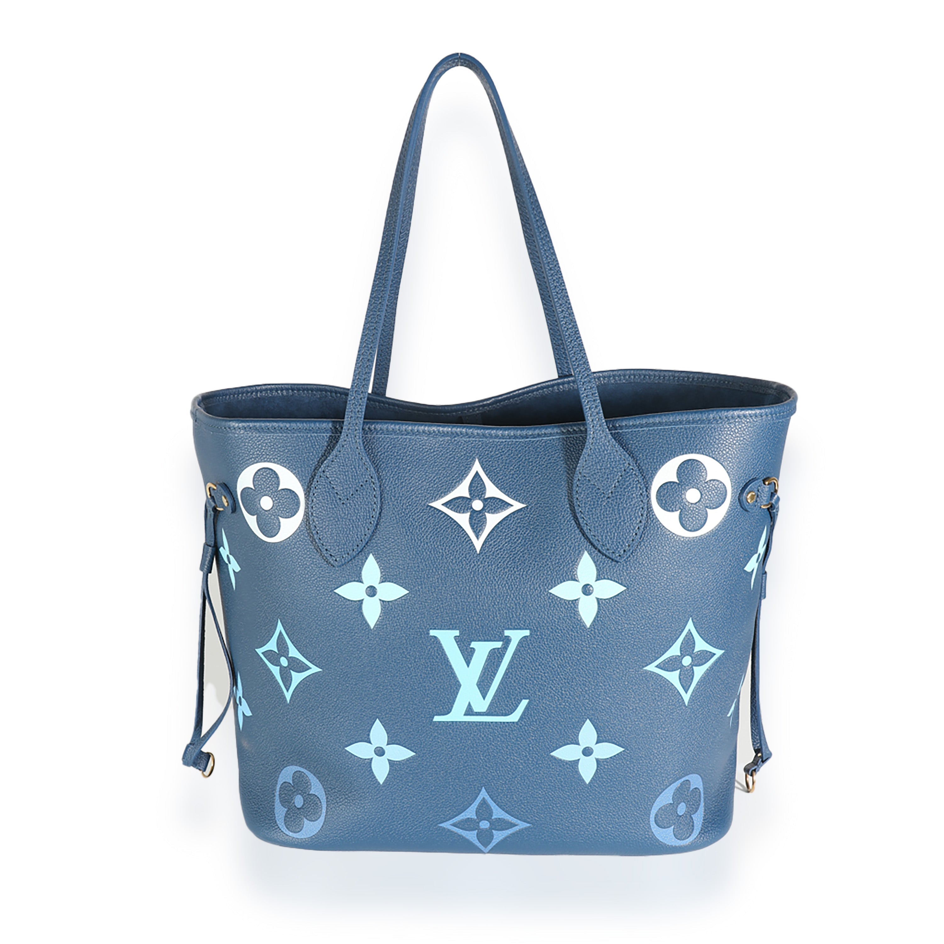 Louis Vuitton Degrade Bleu Monogram Giant Empreinte Neverfull MM