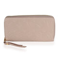 Louis Vuitton Tourterelle Monogram Empreinte Zippy Wallet