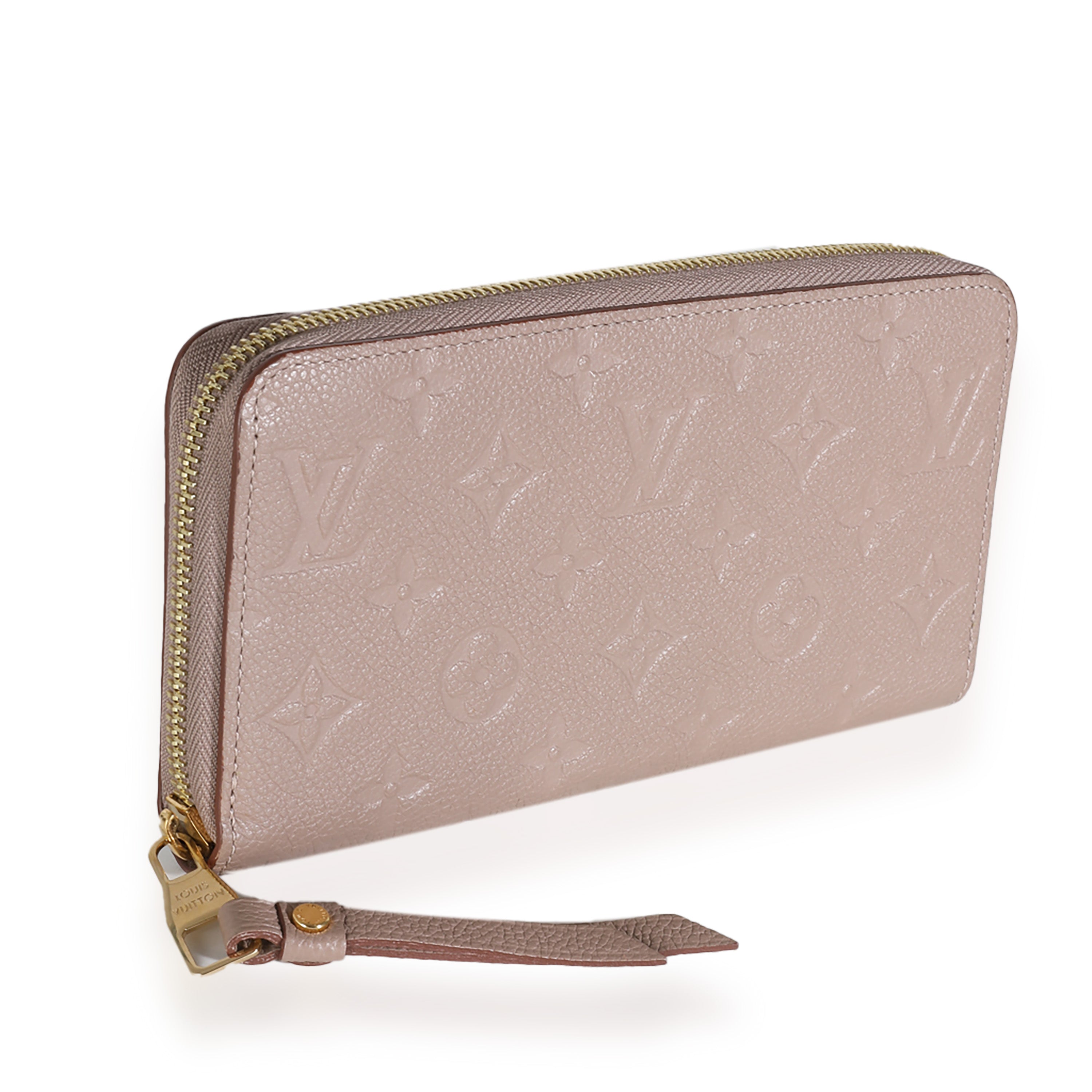 Louis Vuitton Tourterelle Monogram Empreinte Zippy Wallet