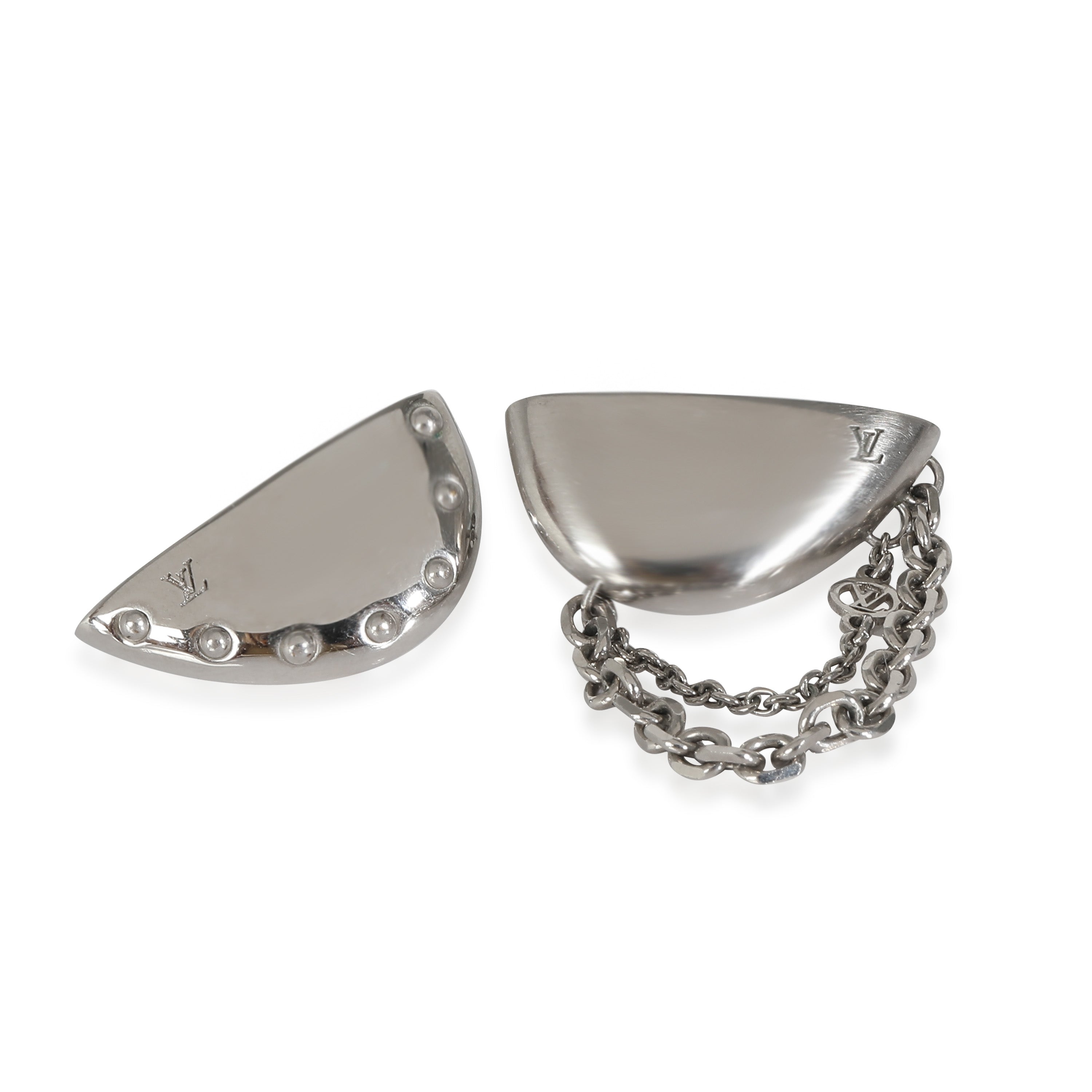 Louis Vuitton Palladium Plated Bionic Earrings