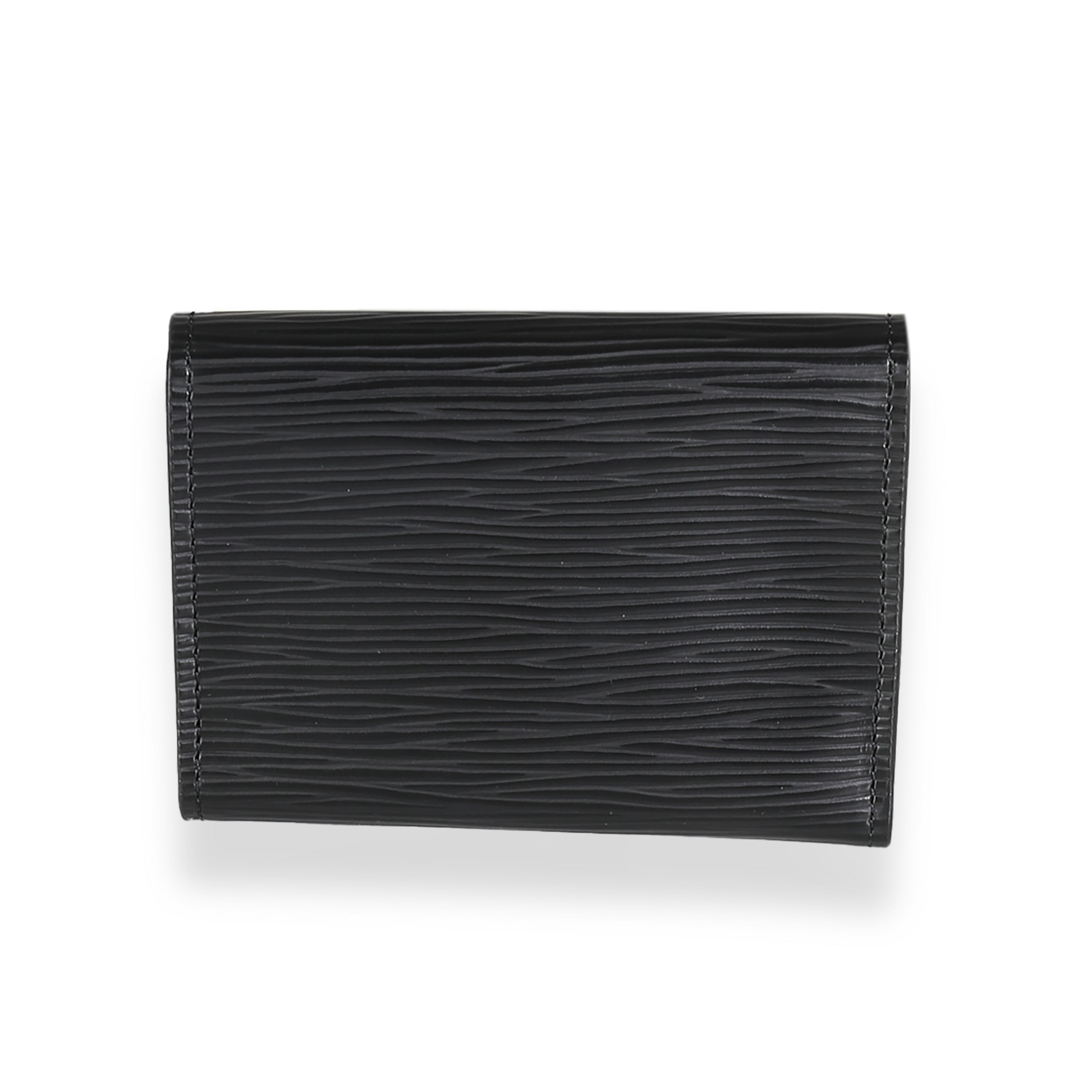 Louis Vuitton Black Epi Business Card Holder