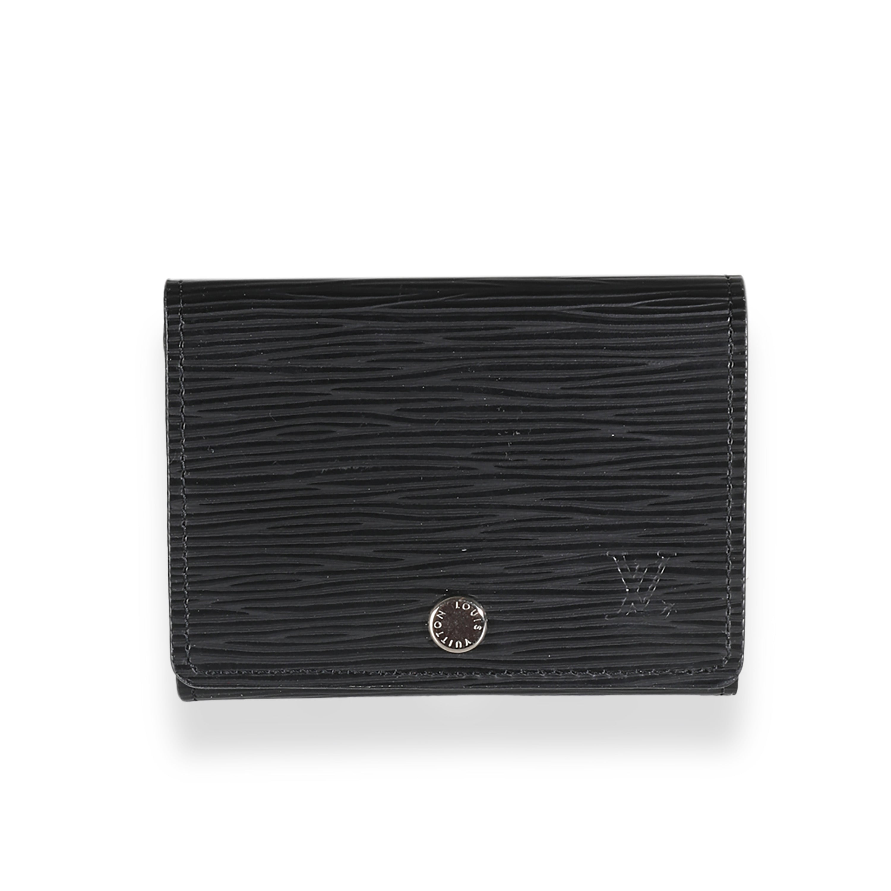 Louis Vuitton Black Epi Business Card Holder