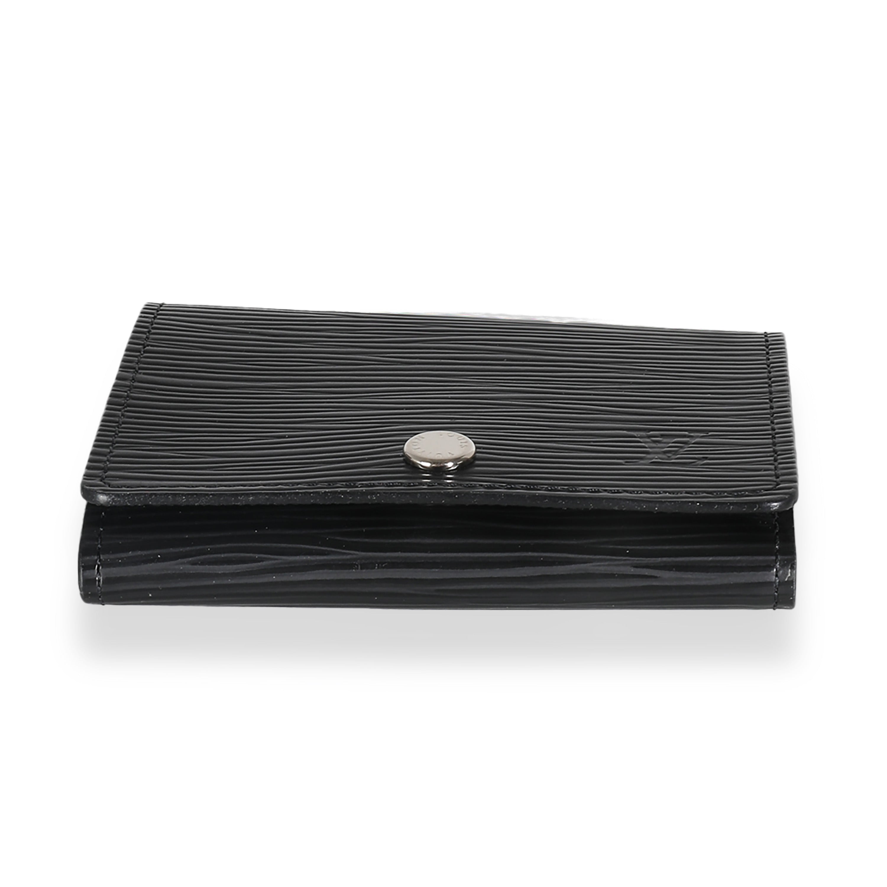 Louis Vuitton Black Epi Business Card Holder