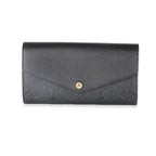 Louis Vuitton Black Monogram Empreinte Sarah Wallet