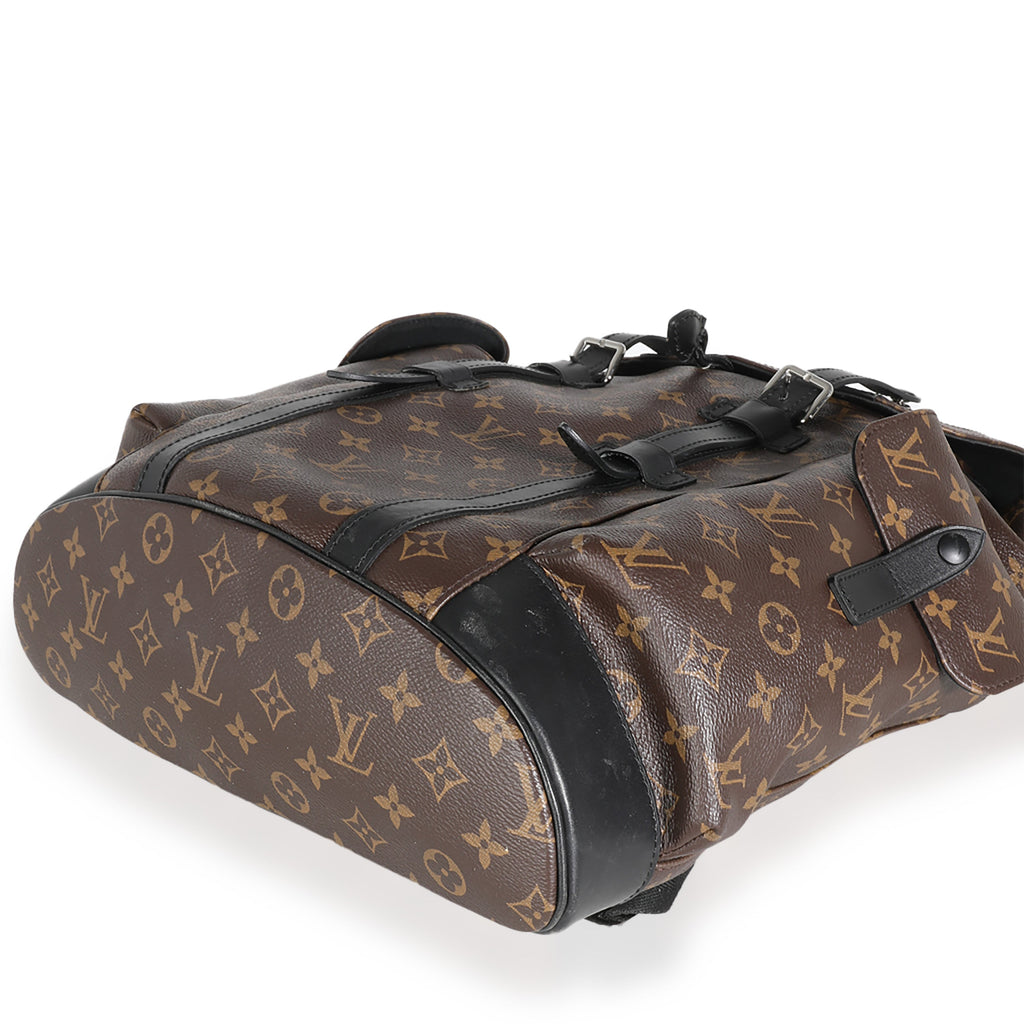Louis Vuitton Monogram Macassar Canvas Christopher Backpack