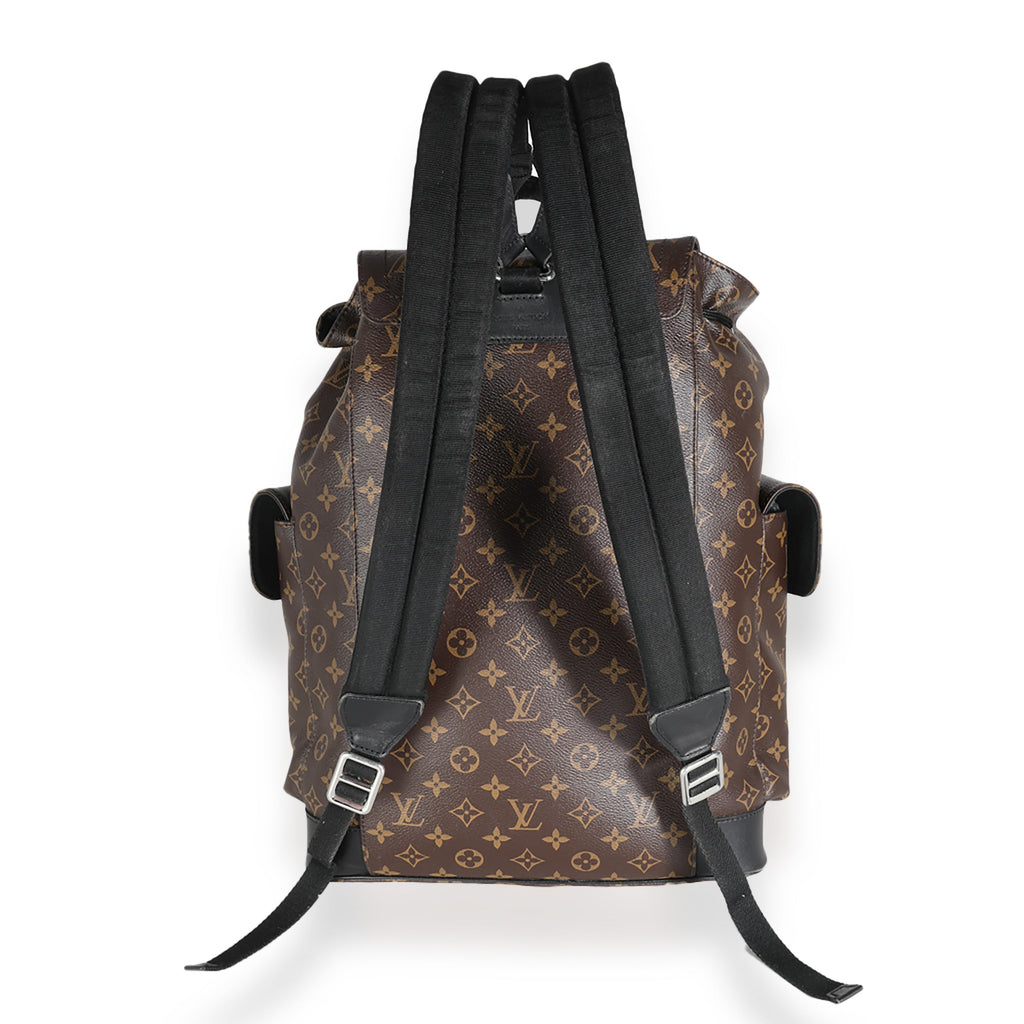 Louis Vuitton Monogram Macassar Canvas Christopher Backpack