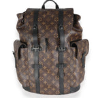 Louis Vuitton Monogram Macassar Canvas Christopher Backpack
