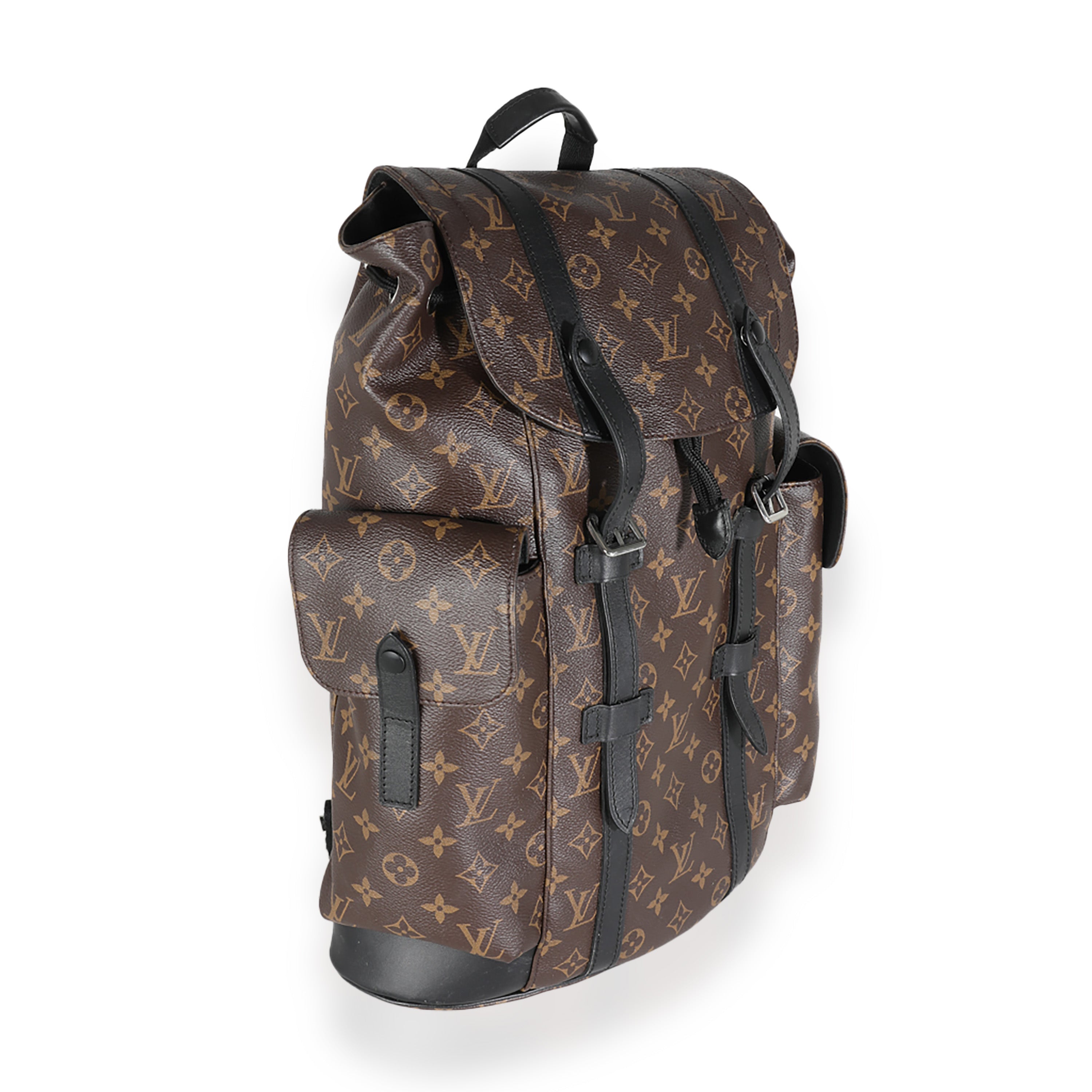 Louis Vuitton Monogram Macassar Canvas Christopher Backpack