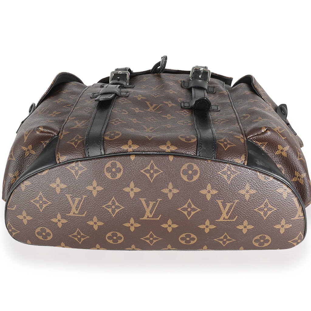 Louis Vuitton Monogram Macassar Canvas Christopher Backpack