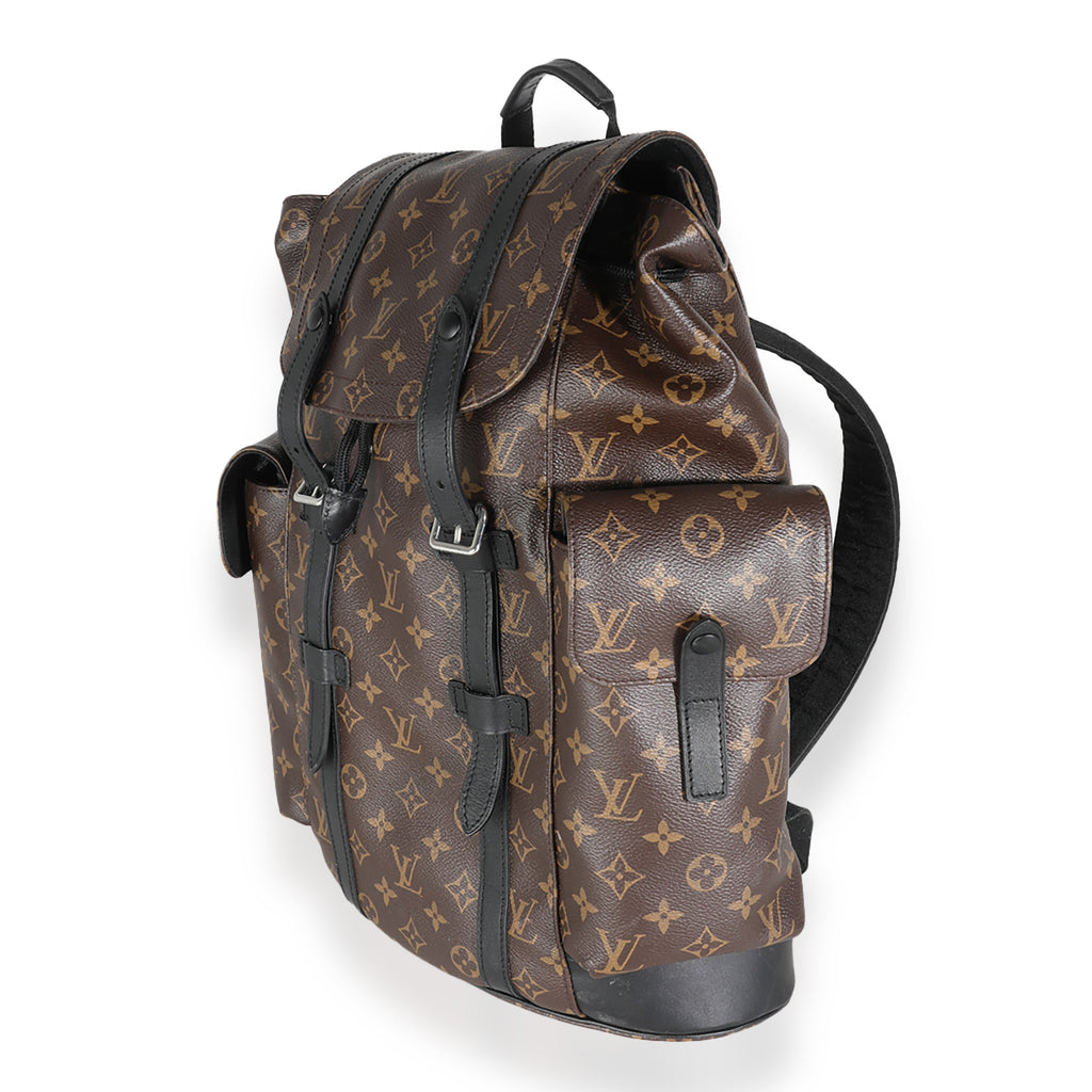 Louis Vuitton Monogram Macassar Canvas Christopher Backpack