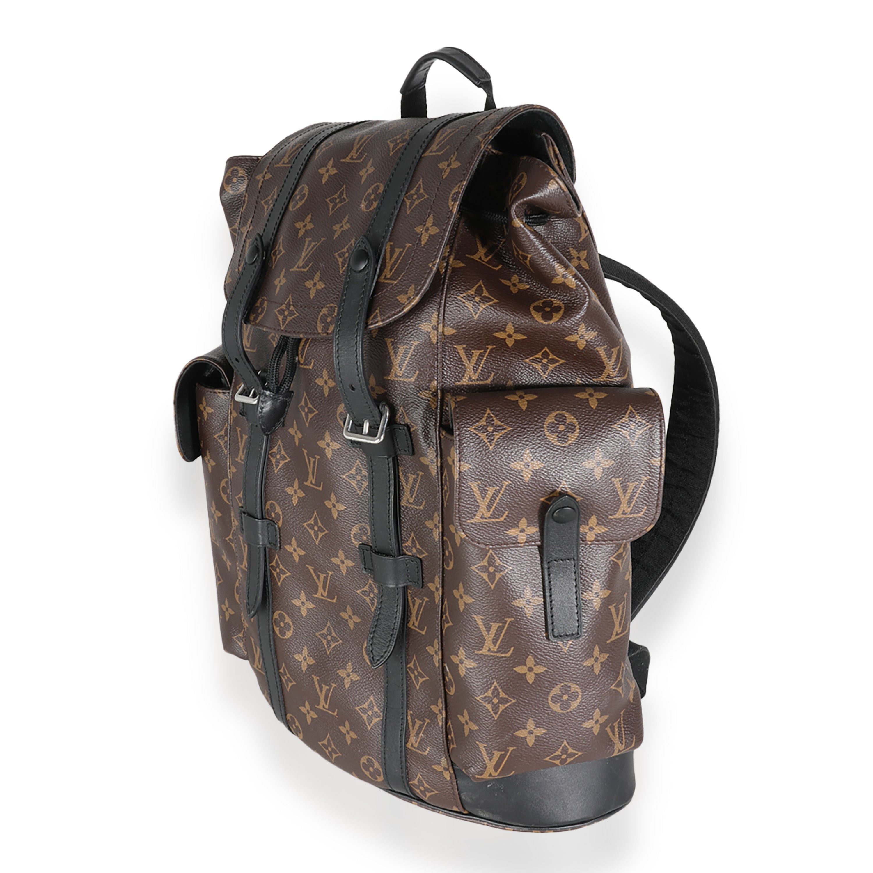 Louis Vuitton Monogram Macassar Canvas Christopher Backpack