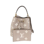 Louis Vuitton Tourterelle Creme Giant Monogram Empreinte NeoNoe MM
