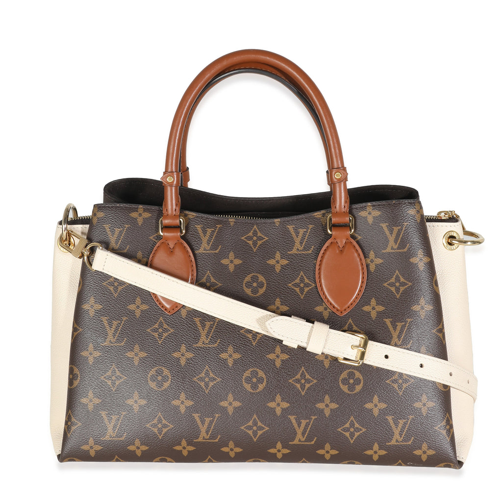 Louis Vuitton Cream Monogram Canvas Vendome MM