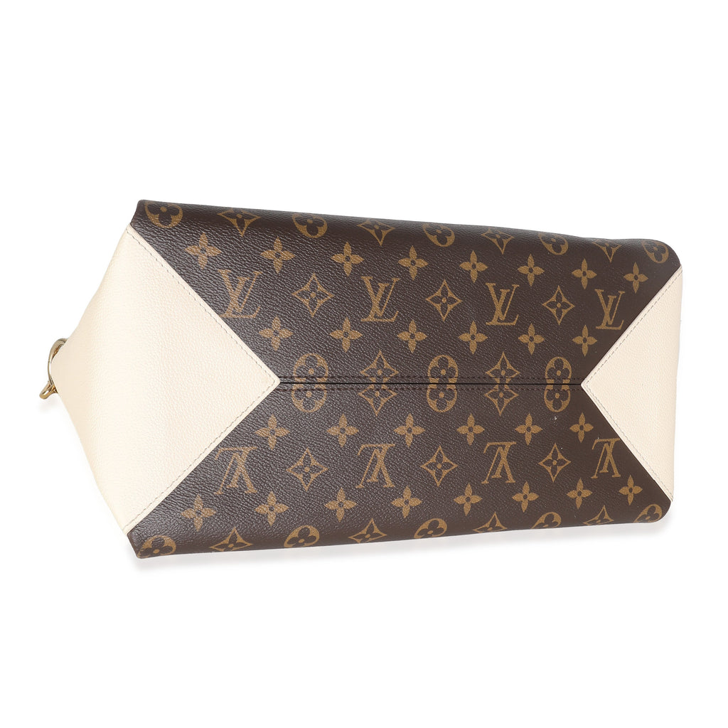 Louis Vuitton Cream Monogram Canvas Vendome MM