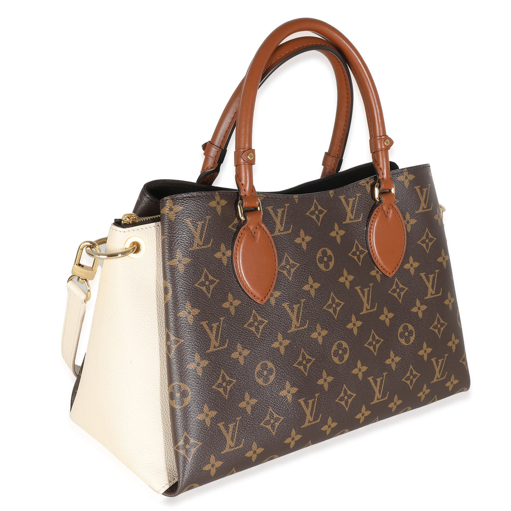 Louis Vuitton Cream Monogram Canvas Vendome MM