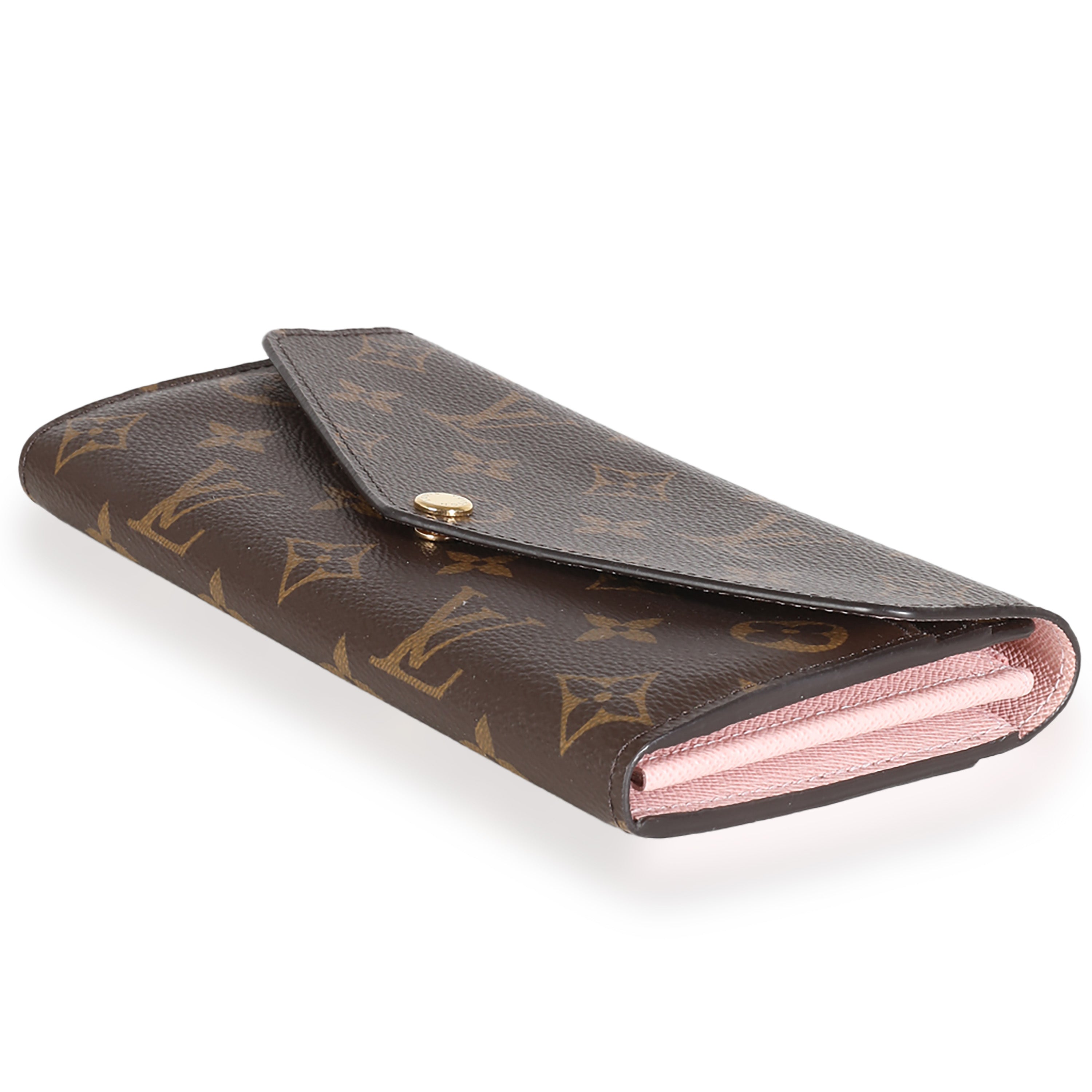 Louis Vuitton Rose Ballerine Monogram Canvas Sarah Wallet