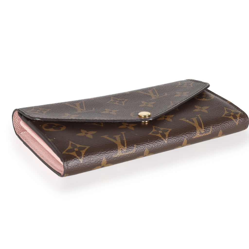 Louis Vuitton Rose Ballerine Monogram Canvas Sarah Wallet