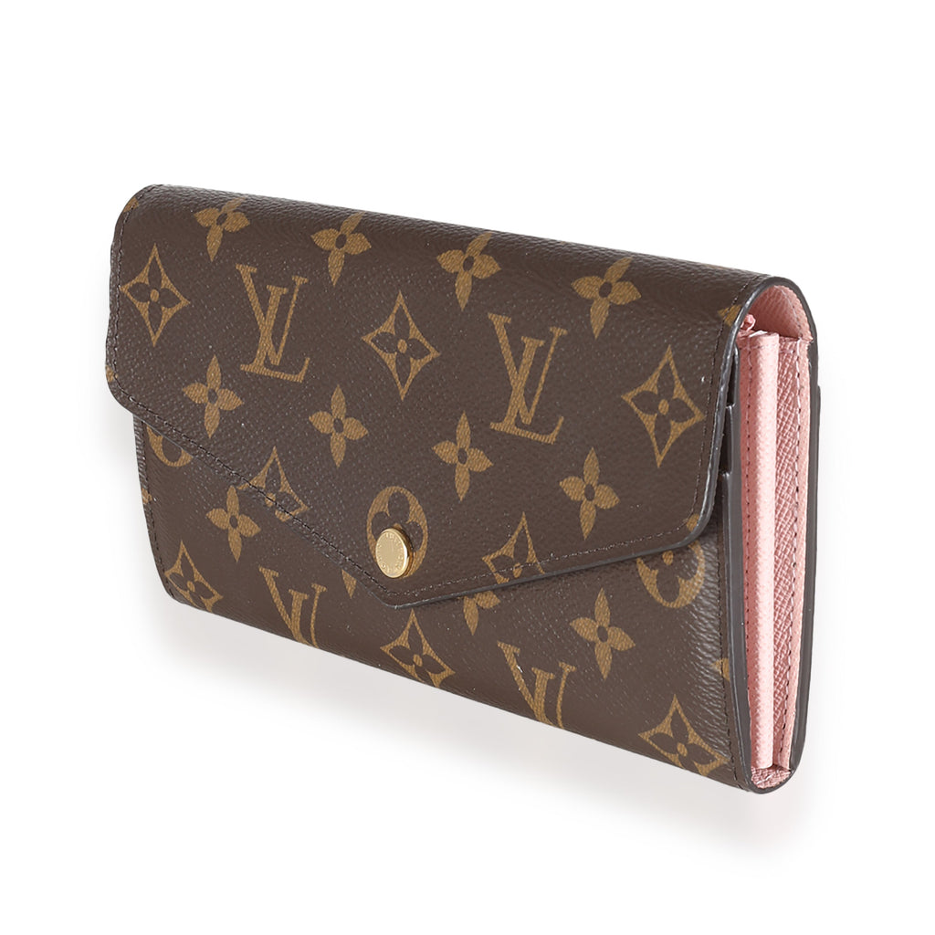 Louis Vuitton Rose Ballerine Monogram Canvas Sarah Wallet