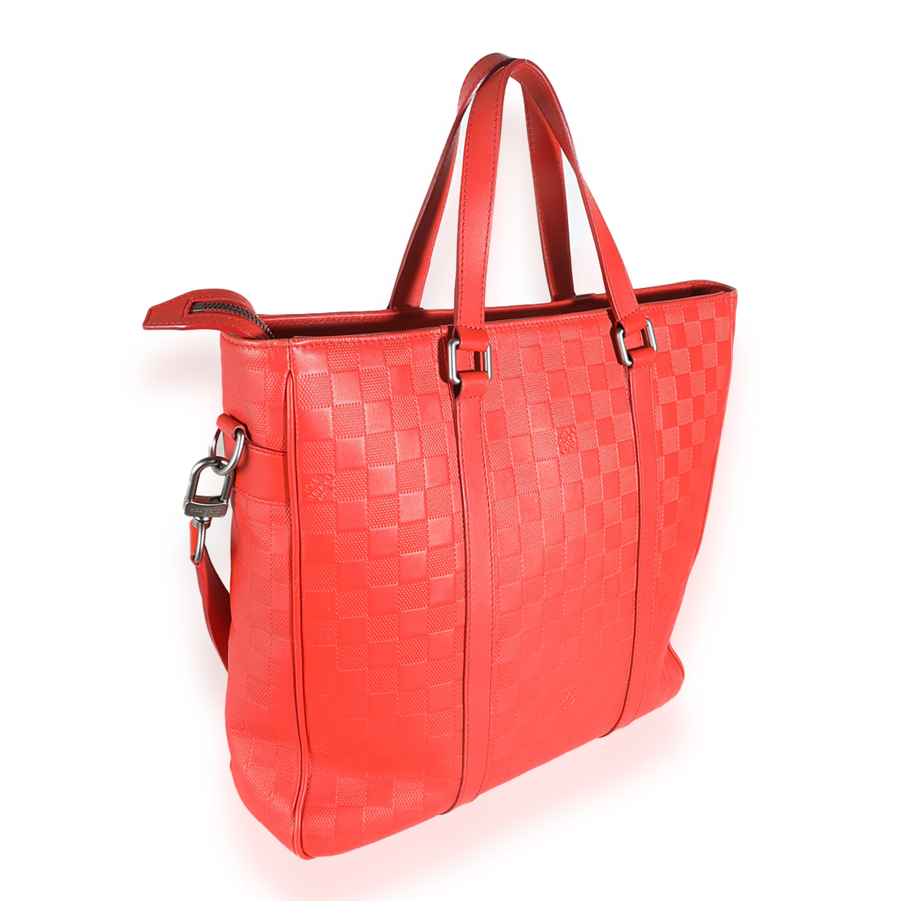 Louis Vuitton Red Damier Infini Tadao