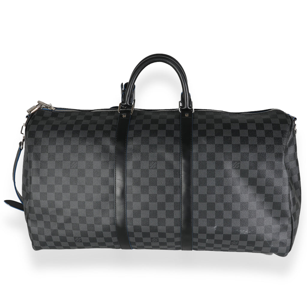 Louis Vuitton Damier Graphite Canvas Keepall Bandouliere 55