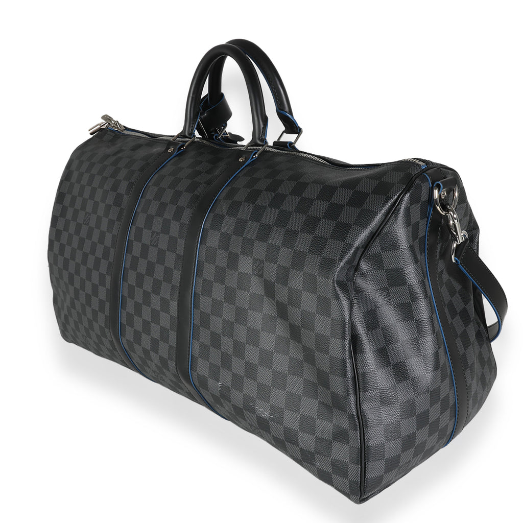 Louis Vuitton Damier Graphite Canvas Keepall Bandouliere 55