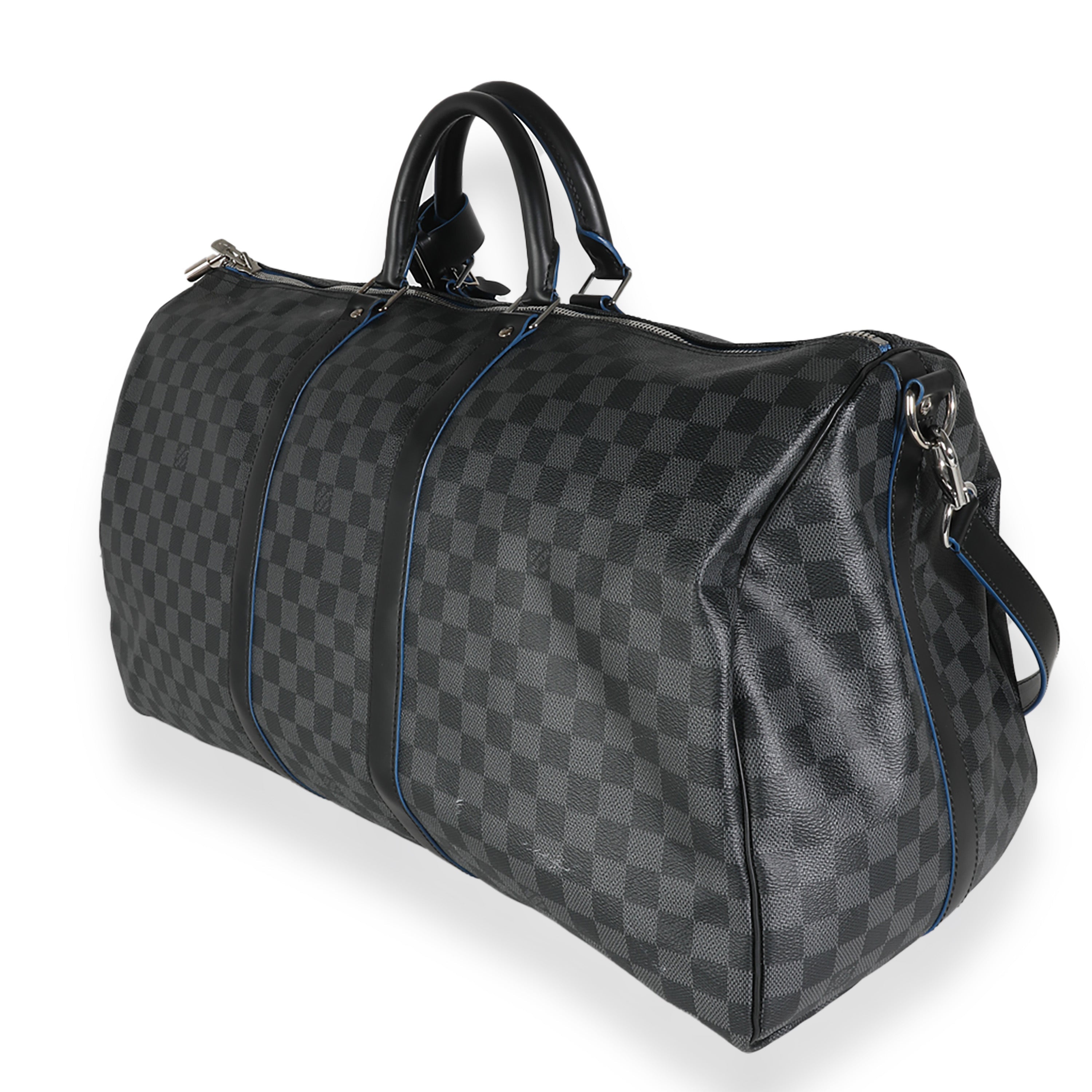 Louis Vuitton Damier Graphite Canvas Keepall Bandouliere 55