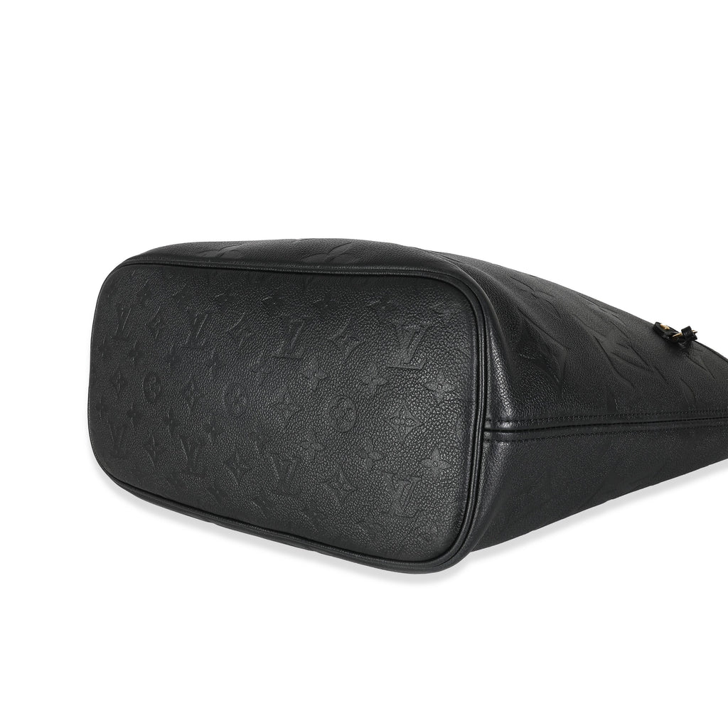 Louis Vuitton Black Monogram Empreinte Neverfull MM