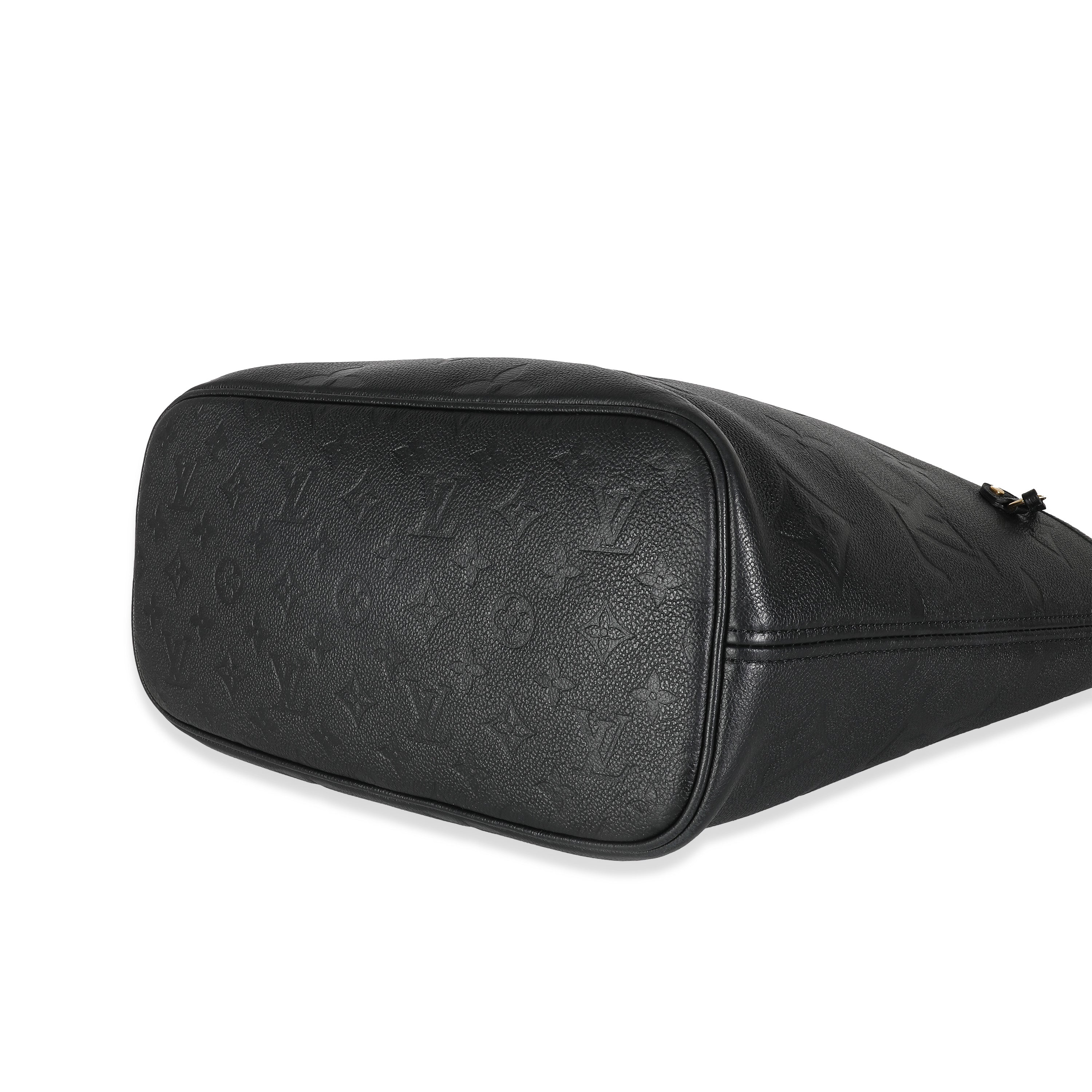 Louis Vuitton Black Monogram Empreinte Neverfull MM