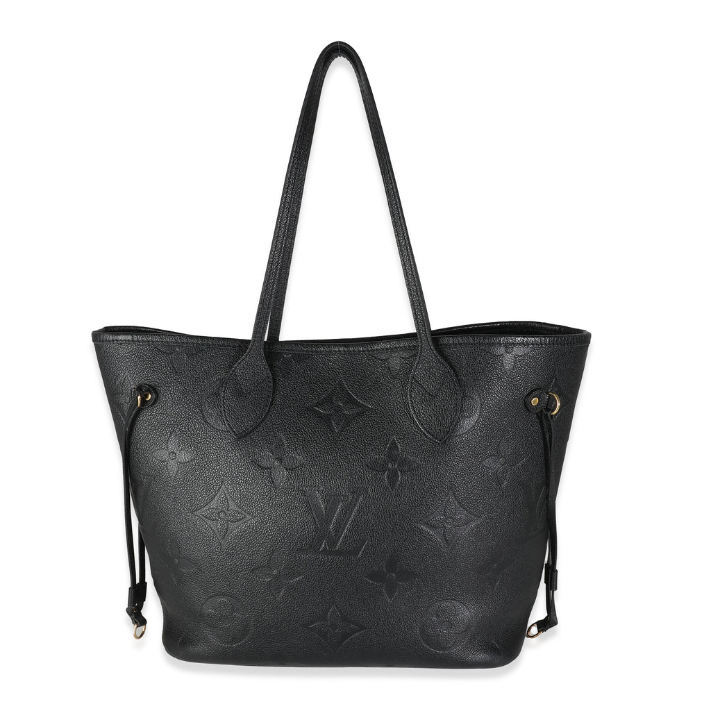 Louis Vuitton Black Monogram Empreinte Neverfull MM