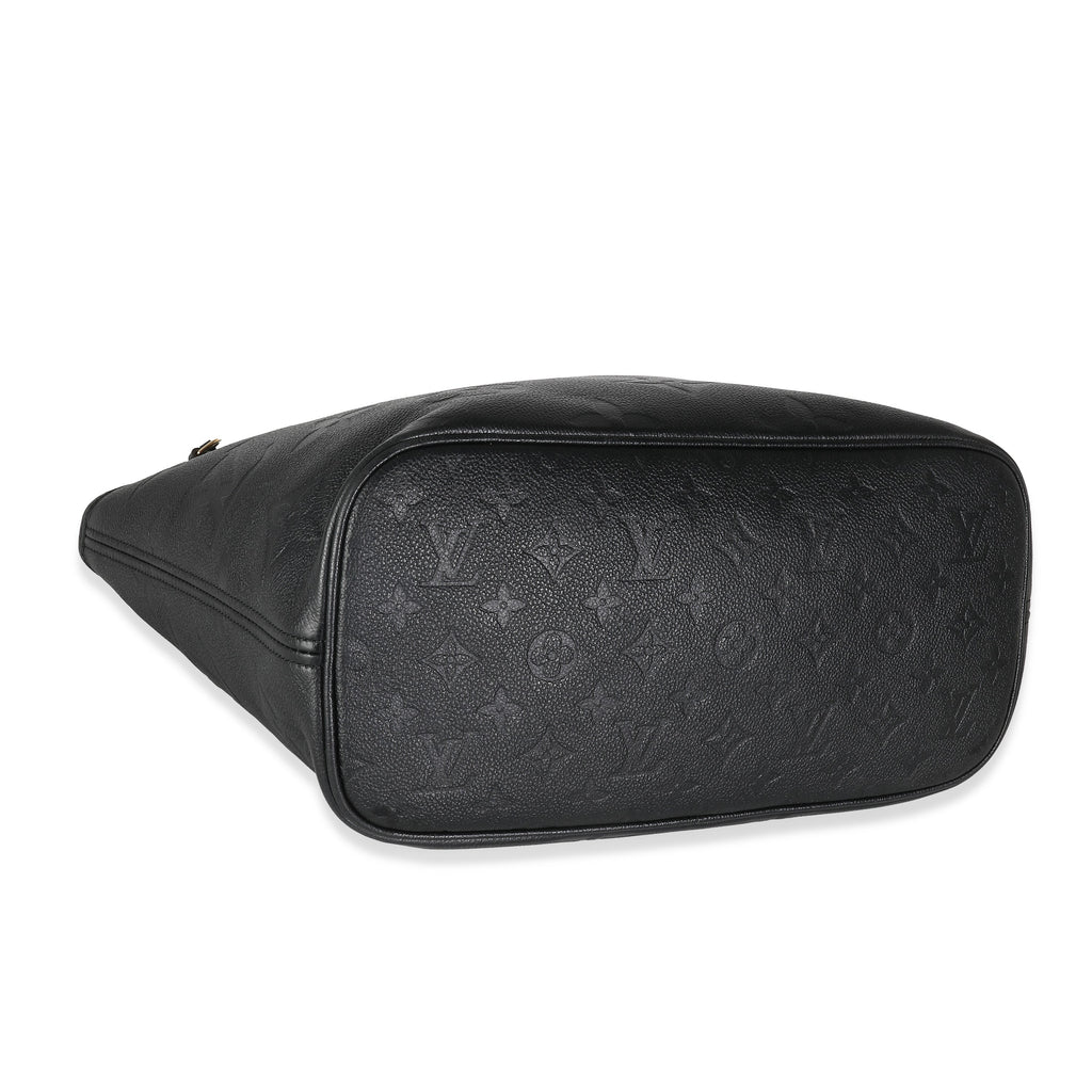 Louis Vuitton Black Monogram Empreinte Neverfull MM