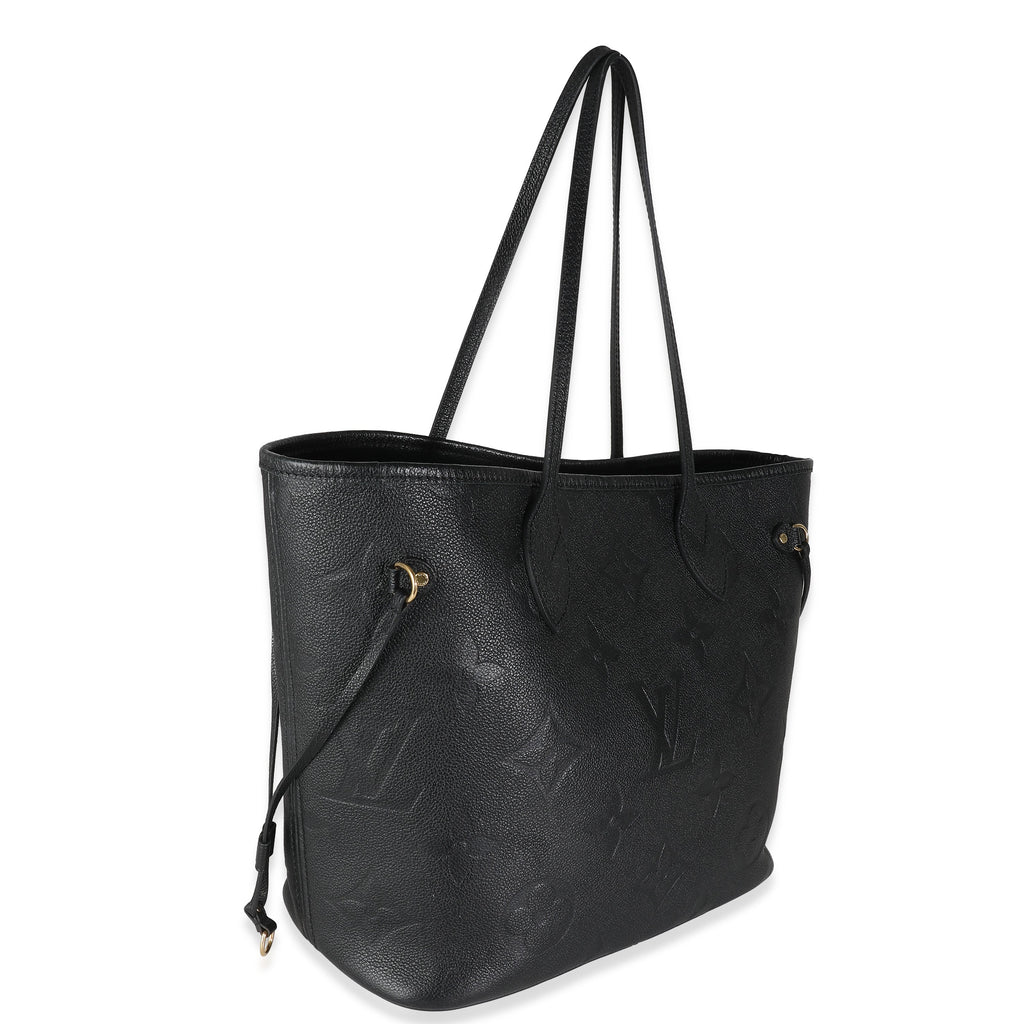 Louis Vuitton Black Monogram Empreinte Neverfull MM