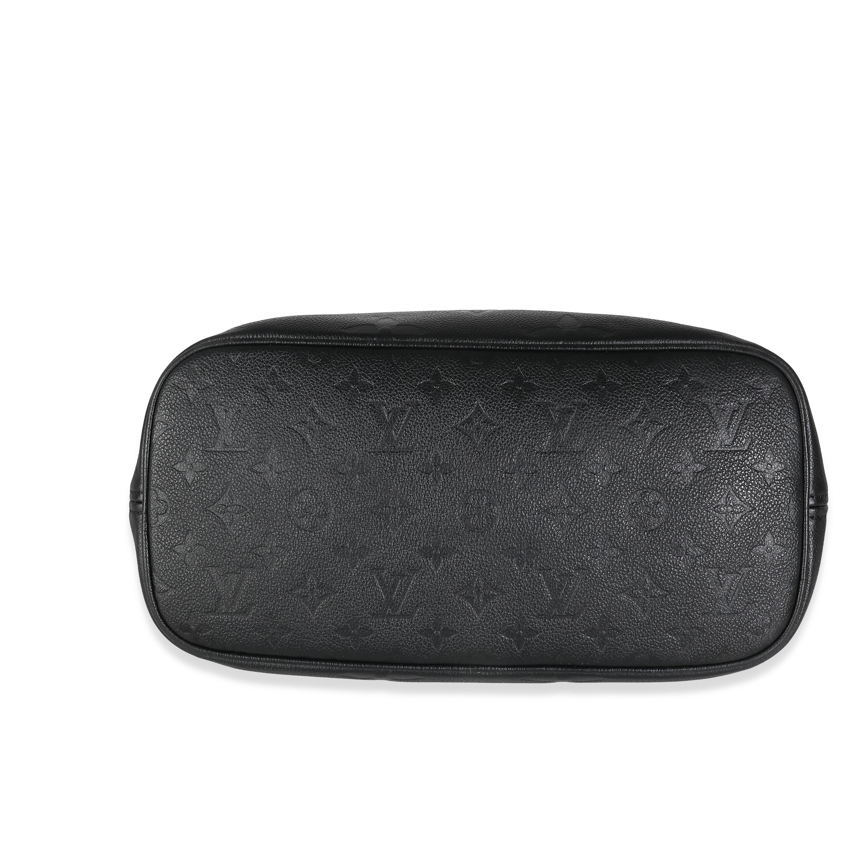 Louis Vuitton Black Monogram Empreinte Neverfull MM