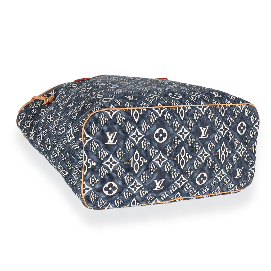Louis Vuitton Blue Jacquard Since 1854 Neverfull MM