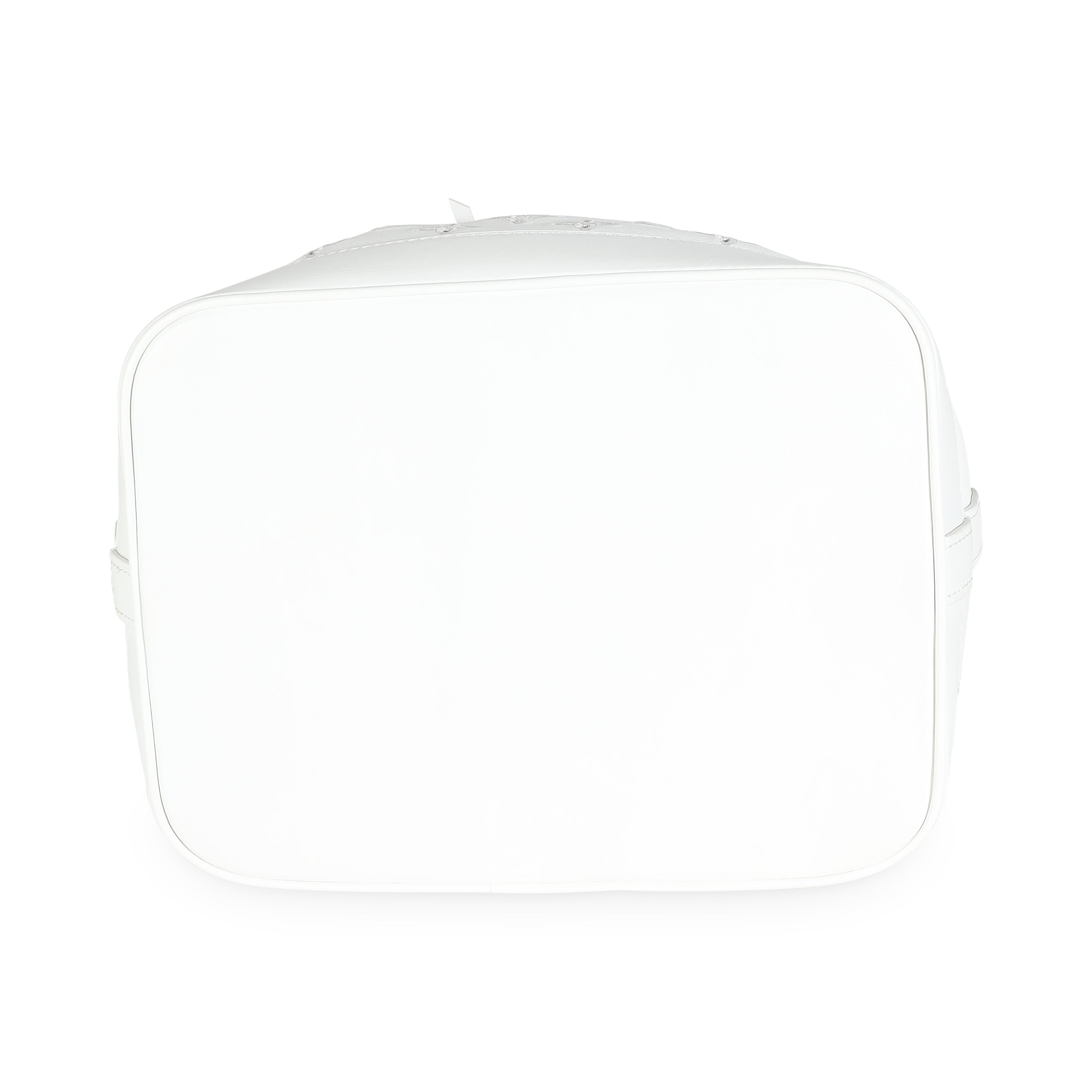 Louis Vuitton White Calfskin Broderie Anglaise Monogram Petit Noé