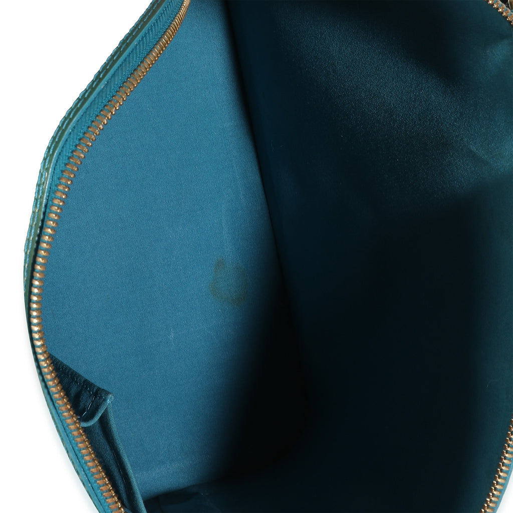 Louis Vuitton Blue Galactic Monogram Vernis Alma GM