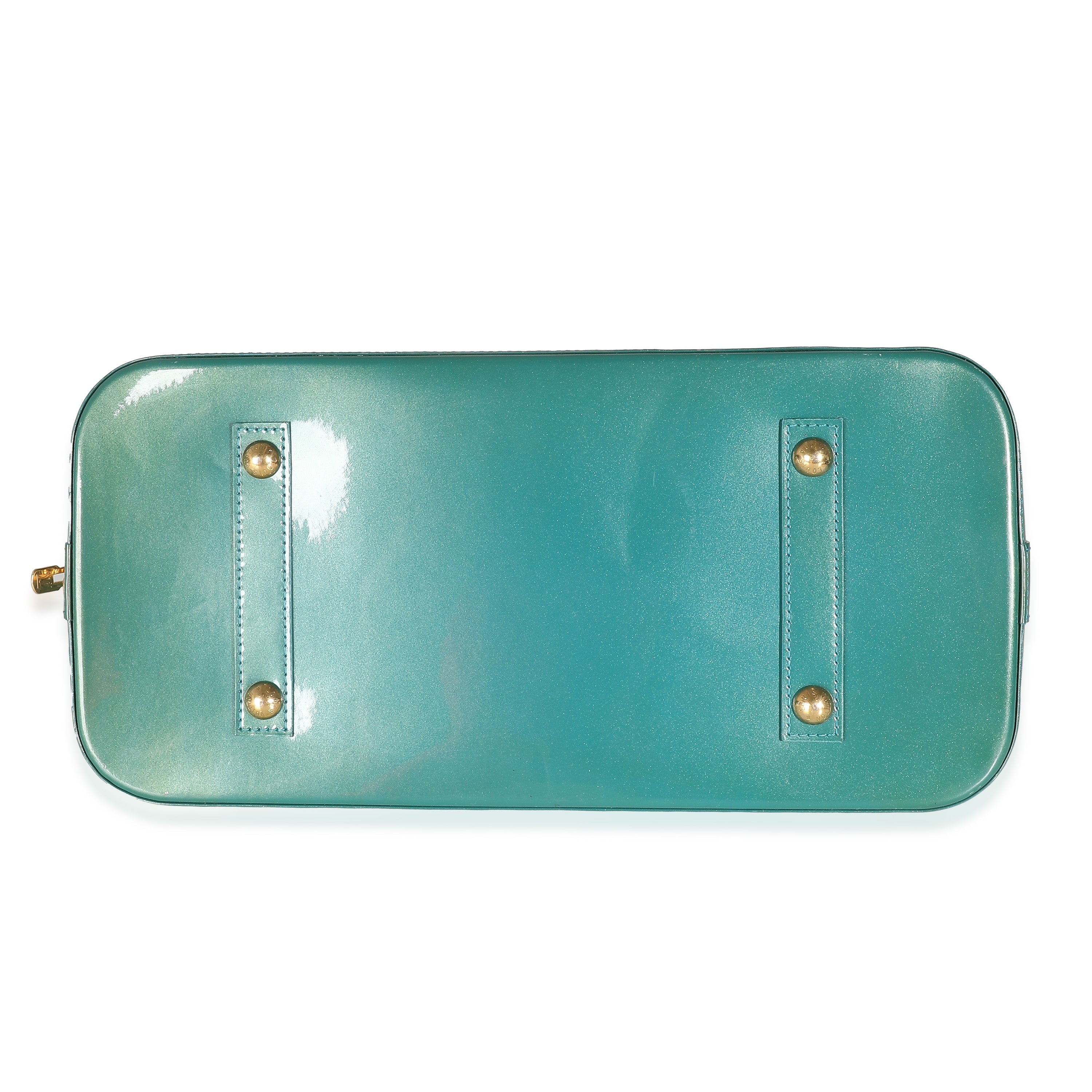 Louis Vuitton Blue Galactic Monogram Vernis Alma GM
