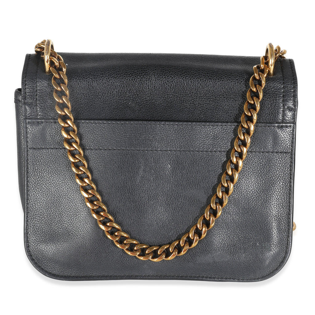 Louis Vuitton Black Taurillon Lockme Chain PM