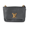 Louis Vuitton Black Taurillon Lockme Chain PM