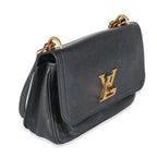 Louis Vuitton Black Taurillon Lockme Chain PM