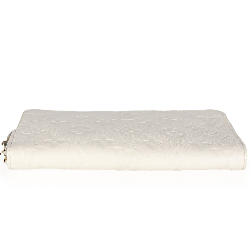 Louis Vuitton Cream Monogram Empreinte Zippy Wallet