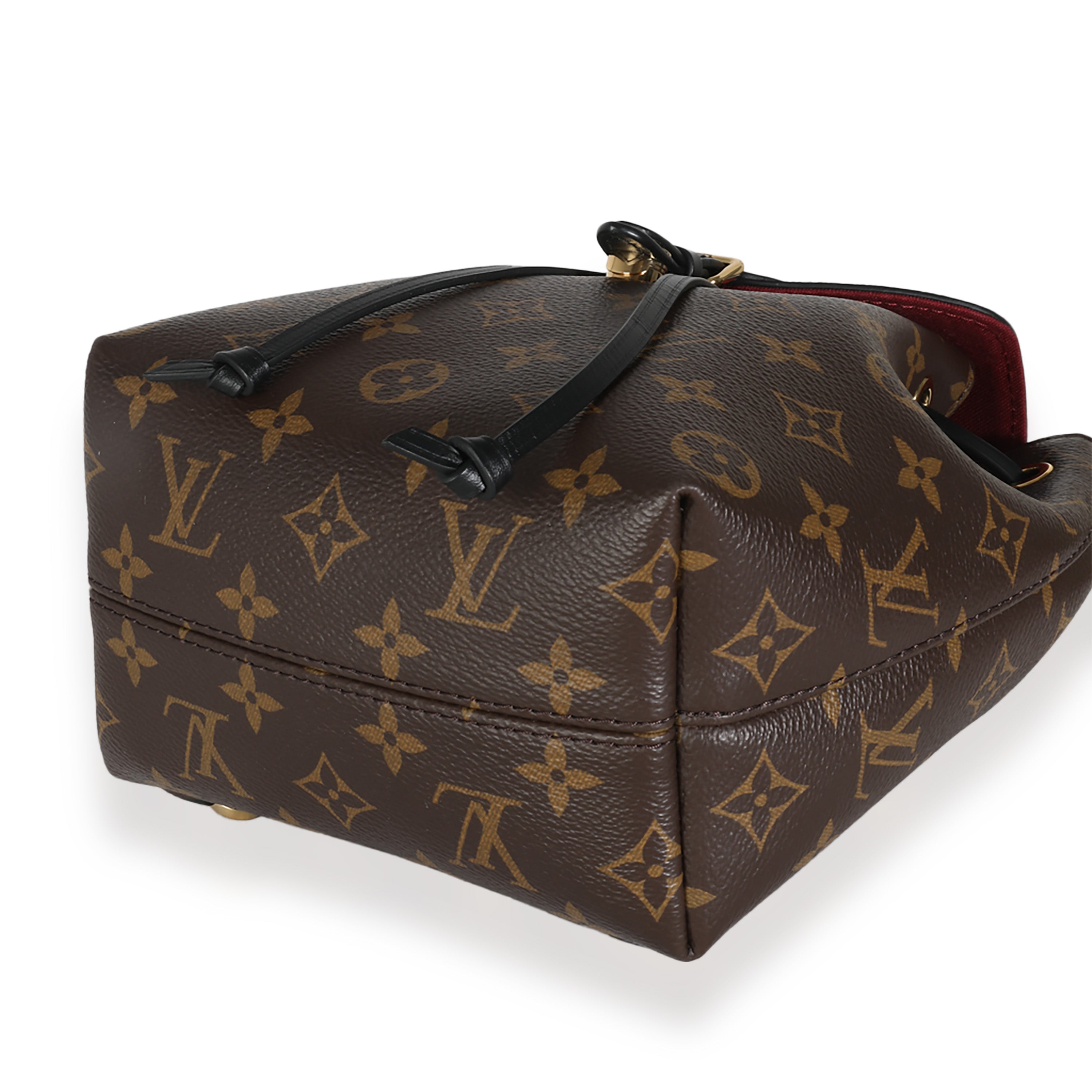 Louis Vuitton Black Monogram Canvas Montsouris BB