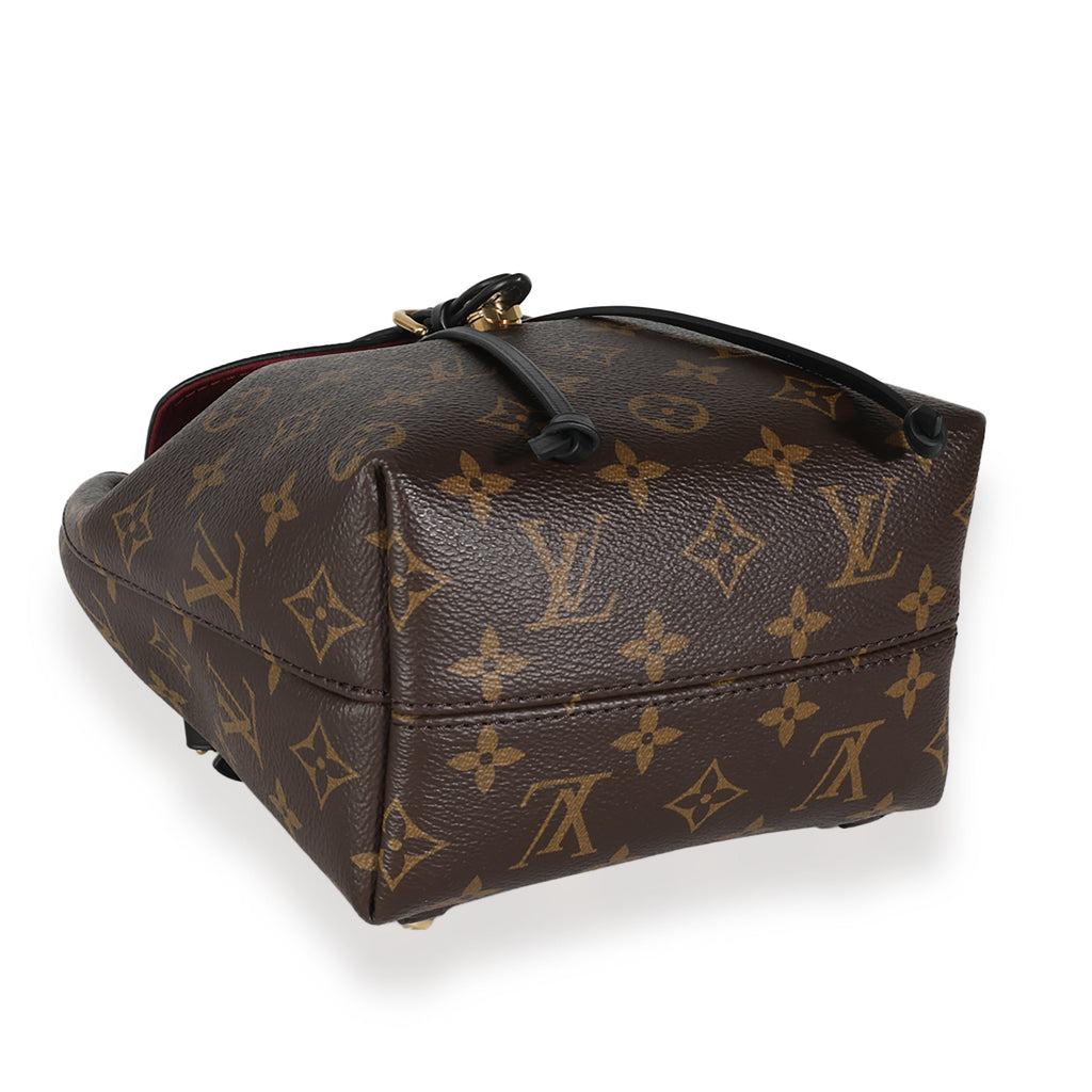 Louis Vuitton Black Monogram Canvas Montsouris BB