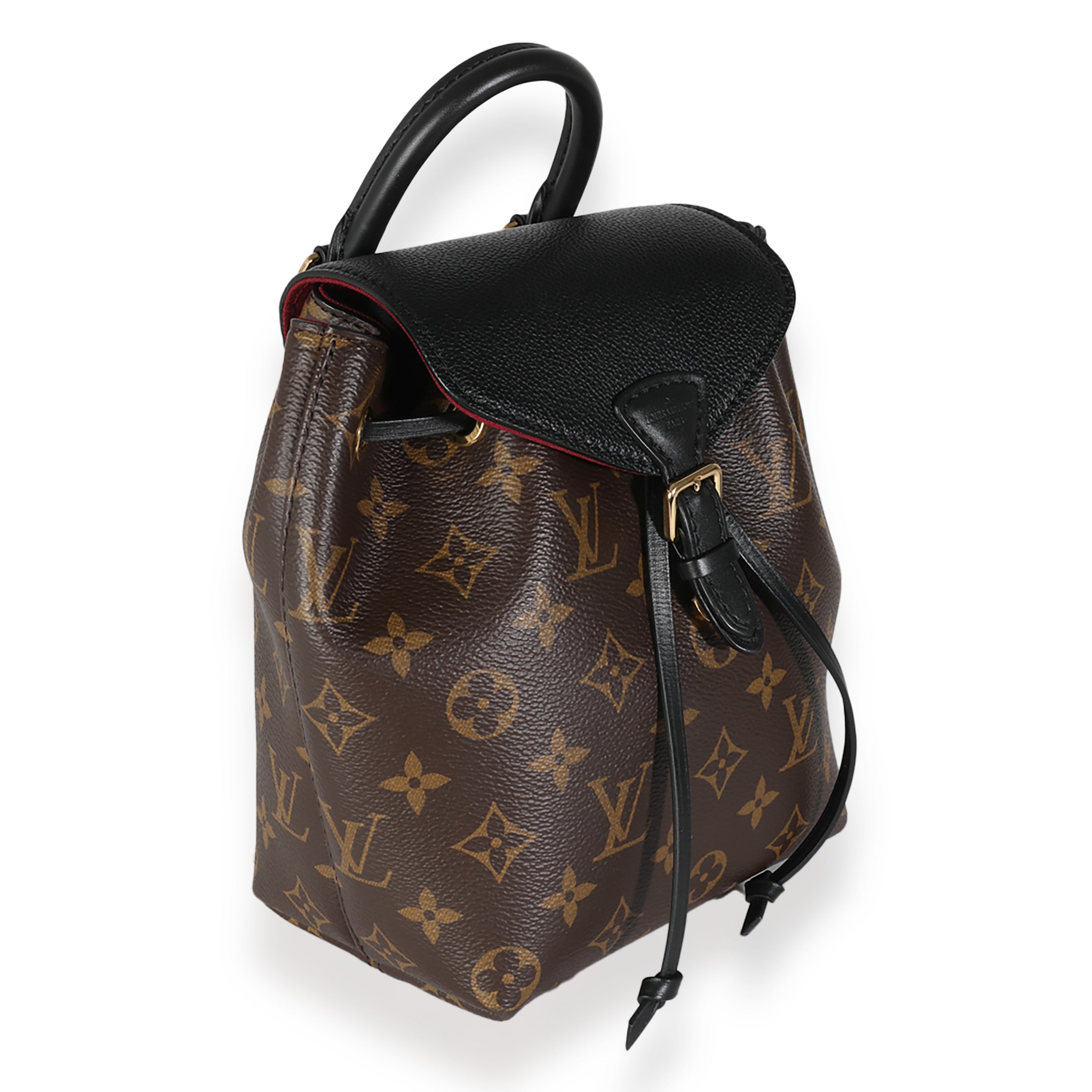 Louis Vuitton Black Monogram Canvas Montsouris BB
