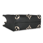 Louis Vuitton Beige Black Giant Monogram Empreinte Onthego PM
