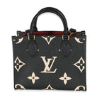 Louis Vuitton Beige Black Giant Monogram Empreinte Onthego PM