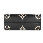 Louis Vuitton Beige Black Giant Monogram Empreinte Onthego PM