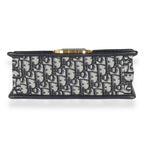 Christian Dior Navy Oblique Jacquard 30 Montaigne Chain Bag