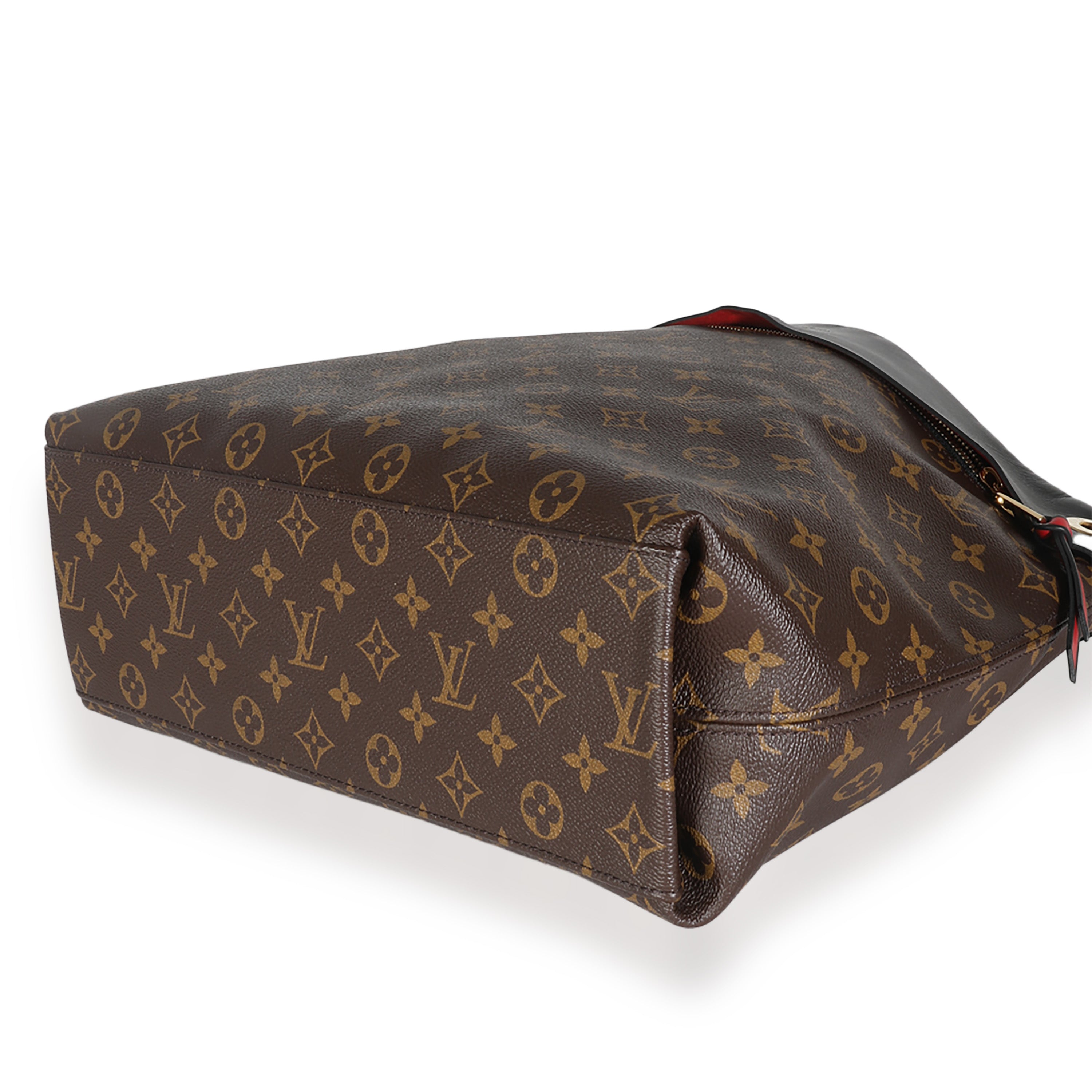 Louis Vuitton Black Monogram Canvas Tuileries Hobo