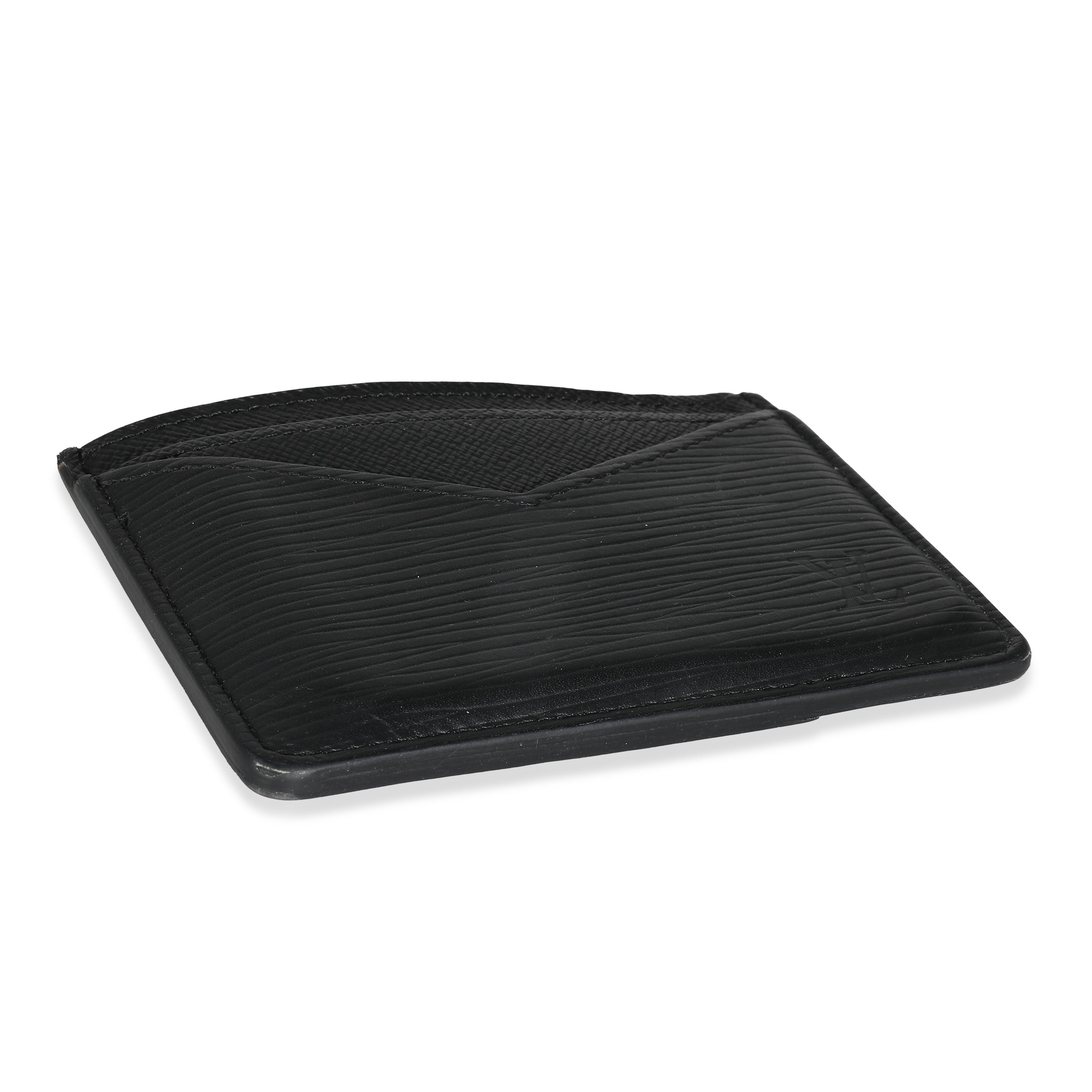 Louis Vuitton Black Epi Neo Card Holder